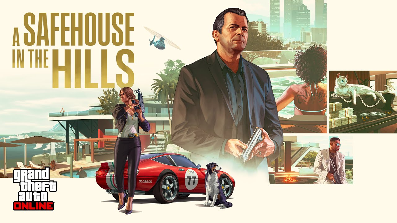 Dodatek do GTA Online już jest. Polski zwiastun prezentuje nowości w darmowym rozszerzeniu A Safehouse in the Hills