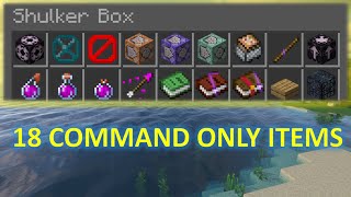 18 Items You Can ONLY Get With COMMANDS In Minecraft (1.13-1.17 )