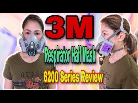 3M 6200 Respirator Half Facemask with 3M 7093 ( P100 )  Filter // Corona Virus recommended Mask 