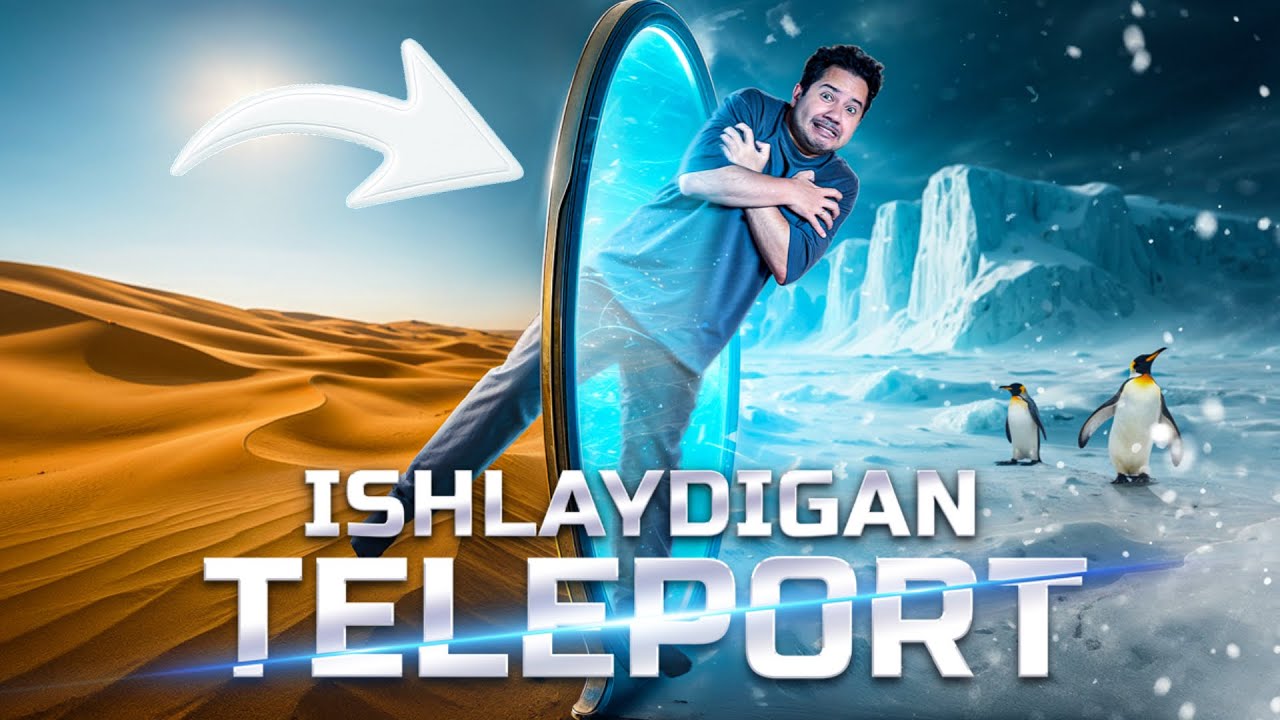 Olimlar TELEPORT Yasadi! [TEXNOPLOV]