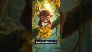 Greedy Monkey Learns a Lesson 🐵🍌 #shorts