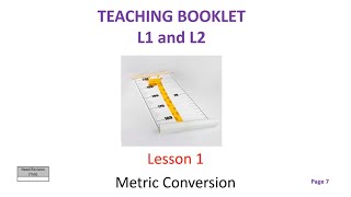 1.  Lesson 1-Metric Conversion-TEACHING BOOKLET
