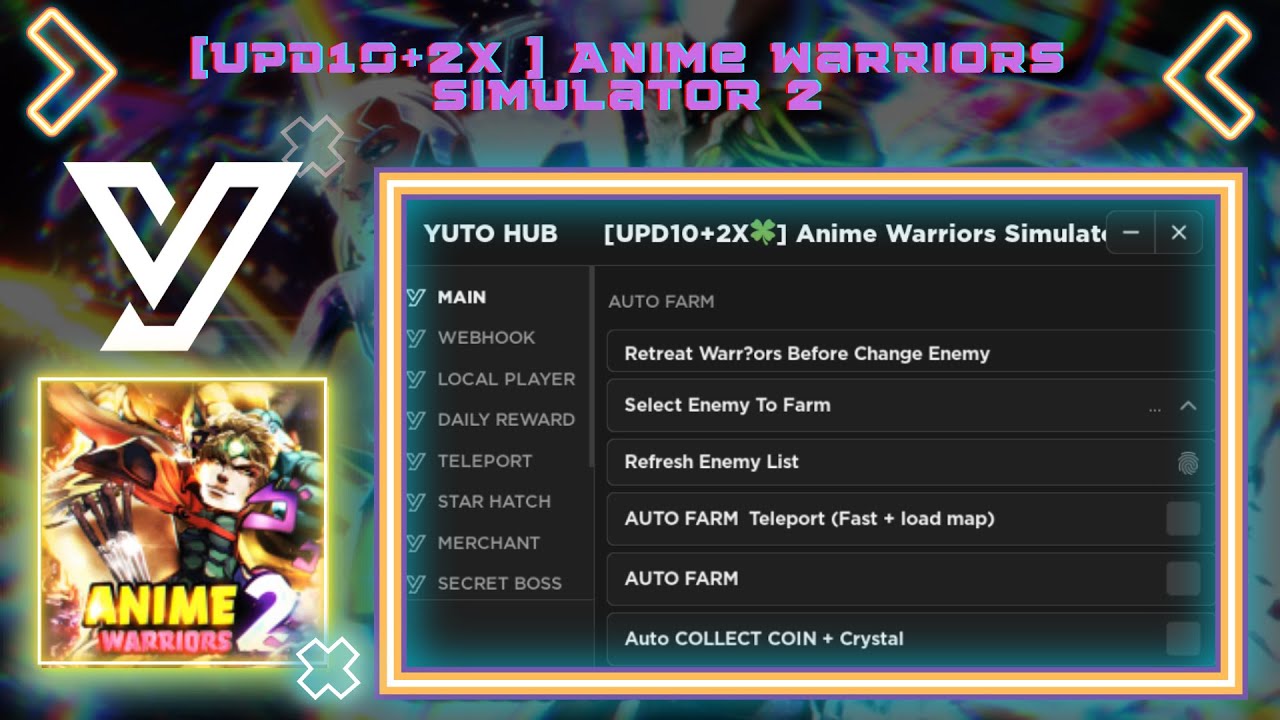 NEW CODES* [UPD10+2X🍀] Anime Warriors Simulator 2 ROBLOX