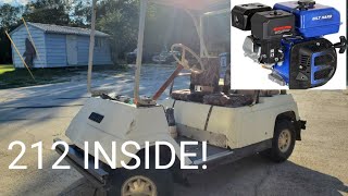 Predator 212 swapped golf cart