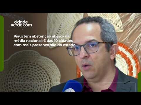 Piauí has voter abstention below the national average; 6 of the 10 cities with the highest turnou...
