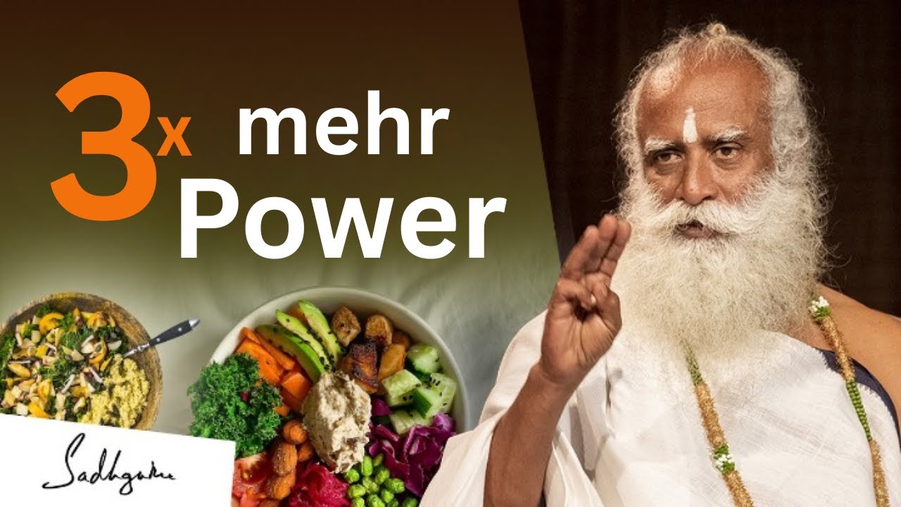 3 Nahrungsmittel für starke Verdauung, Zucker-Kontrolle & hohe Energie | Sadhguru