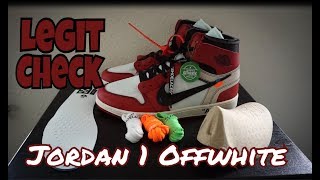 How To Spot Real Vs Fake Jordan 1 Off White NRG – LegitGrails