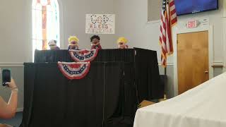 Newton Creek Jr Puppet Team Patriotic Medley by Gold City