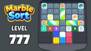 Marble Sort level 777 walkthrough solution 