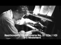 Glenn Gould - Beethoven's Piano Sonata No.31 (OP.110)  3rd Movement1 Live 1958