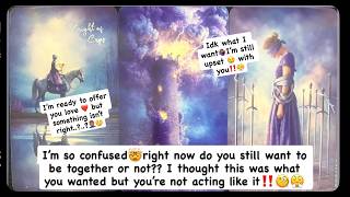 MAKE UP UR MIND EITHER YOU WANT ME OR U DON'T I'M TIRED OF FEELING CONFUSED ABOUT WHERE WE STAND‼️😤
