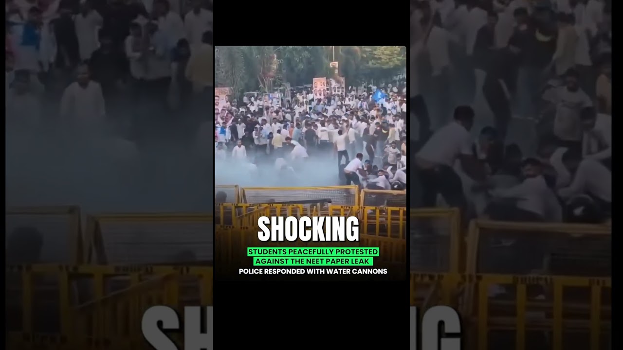 🚨 NEET Leak Protest Viral! CJP Students Par Police Ka Action 😡