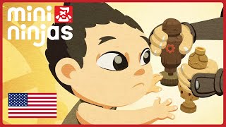 🪞 Can Hiro Escape the Magical Mirror He's Trapped Inside?! | Mini Ninjas | Kids Cartoons