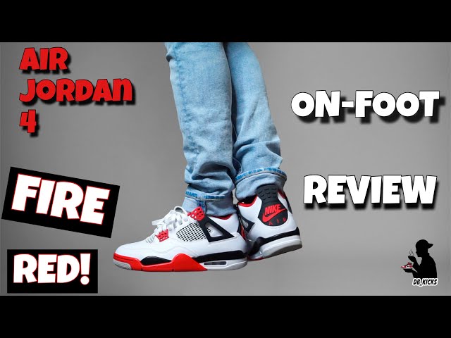air jordan 4 kicks on fire