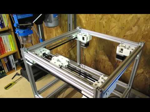 First test of my Core-XY 3D printer