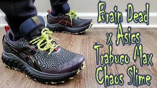 Brain Dead x Asics Trabuco Max Chaos Slime On Feet Review (1201A371 001)