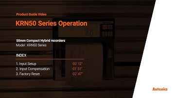 Autonics Tutorial : KRN50 Series Operation
