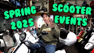 2025 Spring Summer Vespa Scooter US Rally’s & Amerivespa in Portland OR