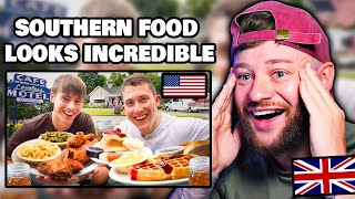 British Guy reacts to "Brits try the Best Biscuits in the South!"