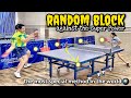 How to Block Randomly in Professional Competition against the Super Power hit |  World class &amp; tips