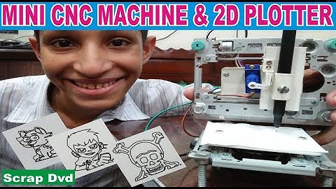 How to make mini CNC 2D plotter using scrap DVD