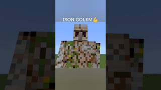 Iron Golem is strong #gaming #minecraft
