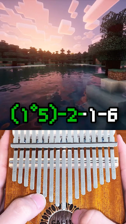 Haggstrom from Minecraft - Kalimba Tutorial #shorts
