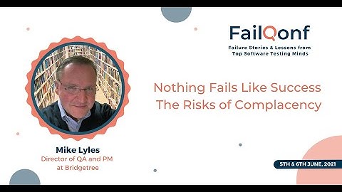 Nothing Fails Like Success The Risks of Complacency  by Mike Lyles