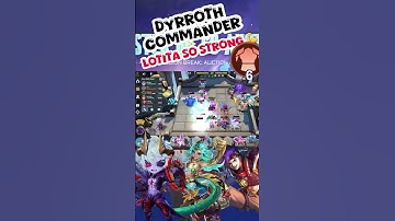 Dyrroth Commander: Lolita 3-Star Synergy x6 So Strong 💪 🏆 #mlbb #magicchess #mobilelegends #chess