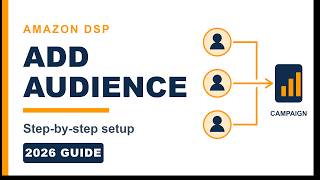 SHow to Add Audience in Amazon DSP Campaign (2026 Tutorial)