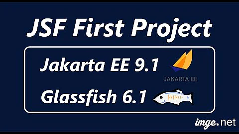 First JSF project with Jakarta EE 9.1 and Glassfish 6.1 on IntelliJ