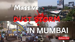 MUMBAI MASSIVE STORM ⛈️⛈️ || MUMBAI MAIN TOOFAN