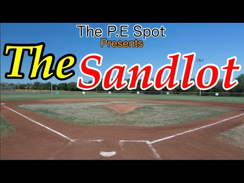 DIY PE Games | Physical Education at Home: The Sandlot #diypegames #thepespot #peforall