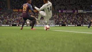 David Neres amazing nutmeg fifa 19