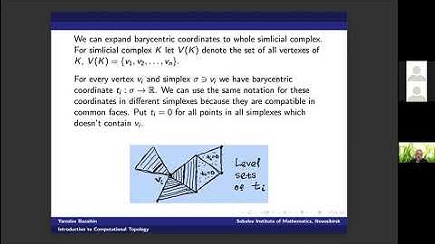 Yaroslav Bazaikin, lecture Introduction to Computational Topology I, 7.7.2021