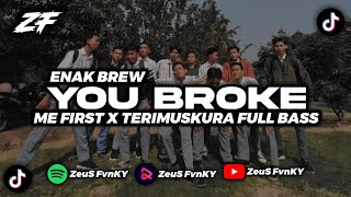Download Lagu DJ YOU BROKE ME FIRST X TERIMUSKURA FULL BASS BY ZEUS FVNKY MP3