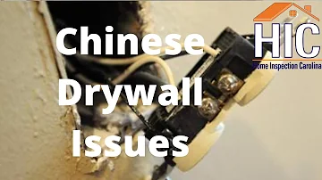Why is Chinese drywall toxic?