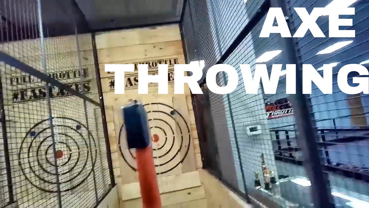 Go Karting and Axe Throwing at Full Throttle Karting Cincinnati YouTube