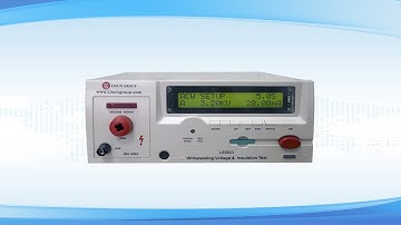 Programmable Withstanding Voltage and Insulation Test