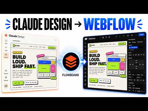 Claude Design to Webflow: Landing Page + GSAP Animations