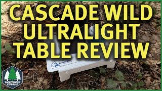 cascade wild ultralight backpacking table