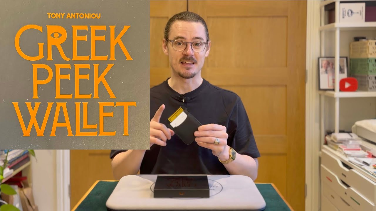 The Greek Peek Wallet by Tony Antoniou Review (Very Demure 👌)