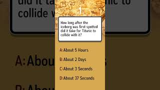 How long after spotting the iceberg did Titanic collide with it?