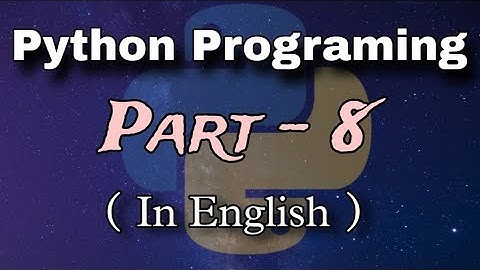 Python Programming Part-8 | Python in English | Kapil Joshi Tutorials | Basic Python Lists