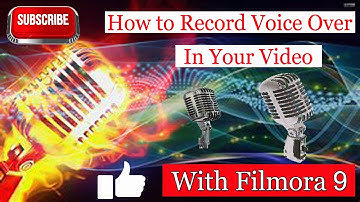 How to Record Voice Over In Your Video With Filmora 9