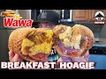 Wawa® Italian Breakfast Hoagie Review! 🌅🌯🥚 | BEST Gas Station Sub? | theendorsement