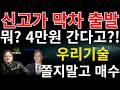 [우리기술 주가전망] 'K-원전 호재가 안끊긴다!' 외인 가격 생각하지말고 쓸어담아라!! 3월 '이 가격'돌파전 마지막 기회입니다.