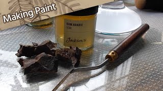Making Paint from ROCKS ✨ // Hand-mulled Watercolor Paint & Timelapse