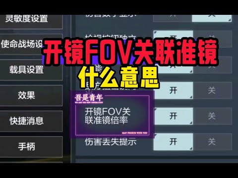 【使命召唤手游】体验服新新增加的设置选项 #CODM官方作者