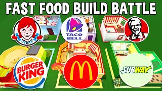 MEGA Fast Food Build-Off CHALLENGE! screenshot 4